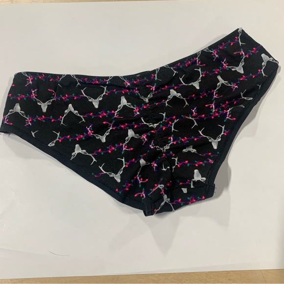 Victoria's Secret PINK Black Bikini Panties P146 XS Underwear Panties - Picture 4 of 9